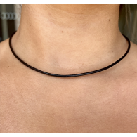 Black Leather necklace